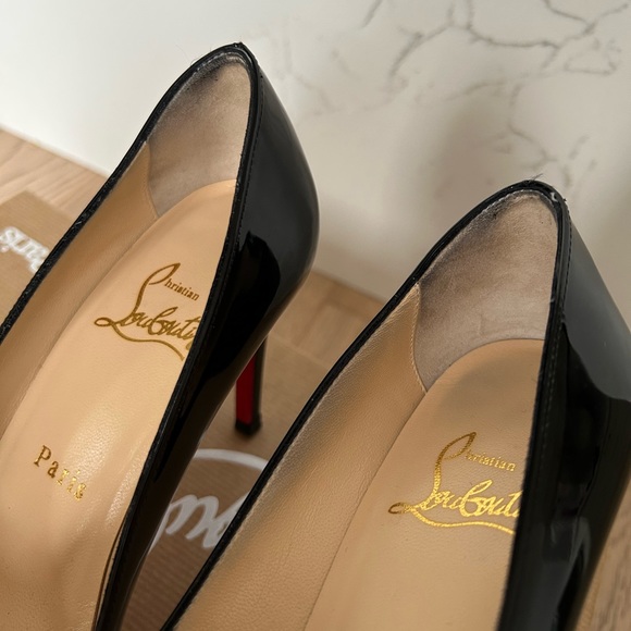 Christian Louboutin Simple Pump 85mm Patent Calf in Black - Picture 9 of 13